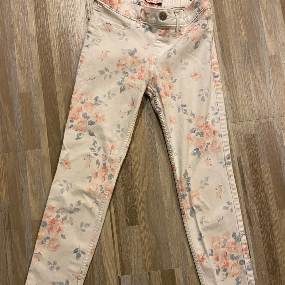 Girls Floral Jegging